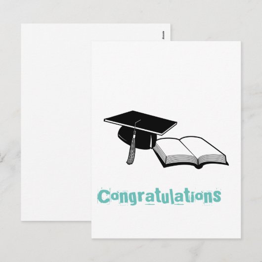 Afstuderen Feestdagenkaart (Voorkant / Achterkant)