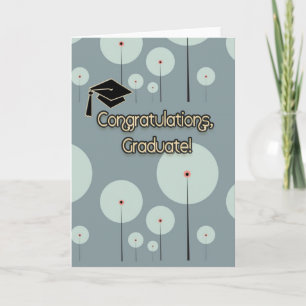 Afstuderen felicitaties kaart