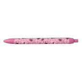 Afstuderen felicitaties roze zwarte inkt pen (Voorkant)