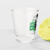 Afstuderen feliciteert AFSTUDEERDER Jaar Groen Shot Glas (Links)