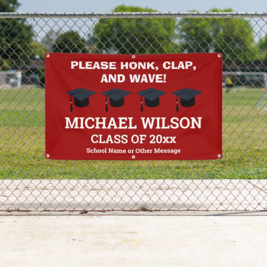 Afstuderen feliciteert Coronavirus Afstuderen Spandoek (Insitu)