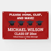 Afstuderen feliciteert Coronavirus Afstuderen Spandoek (Horizontaal)