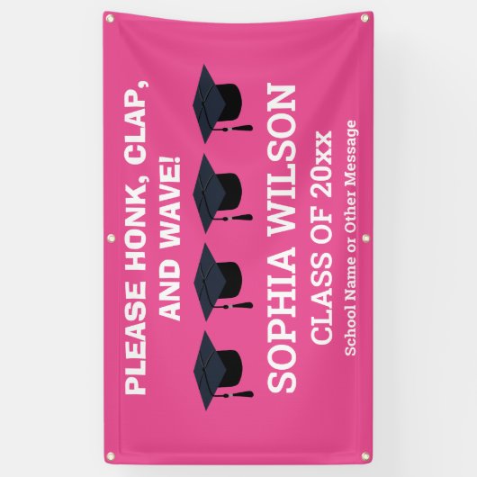 Afstuderen feliciteert Coronavirus Afstuderen Spandoek (Verticaal)