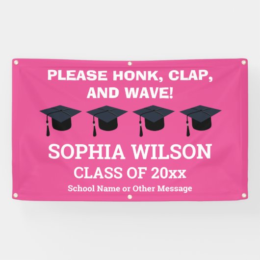 Afstuderen feliciteert Coronavirus Afstuderen Spandoek (Horizontaal)