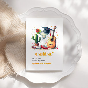 Afstuderen Fiesta Foto Aankondiging