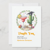 Afstuderen Fiesta Foto Bedankkaart (Voorkant)