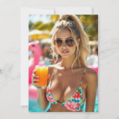 Afstuderen Fiesta Foto Bedankkaart (Achterkant)