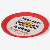 Afstuderen Fiesta Taco over een cijfer Papieren Bordje (Gekanteld)