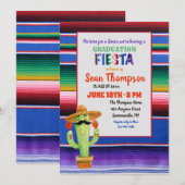 Afstuderen Fiesta Uitnodiging (Voorkant / Achterkant)