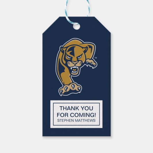 AFSTUDEREN FIU Panthers Cadeaulabel (Voorkant)