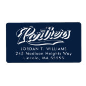 AFSTUDEREN FIU Panthers Etiket (Voorkant)