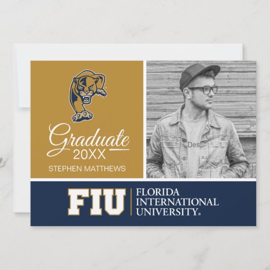 AFSTUDEREN FIU Panthers Kaart (Voorkant)