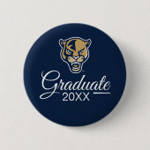 AFSTUDEREN FIU Panthers Ronde Button 5,7 Cm (Voorkant)
