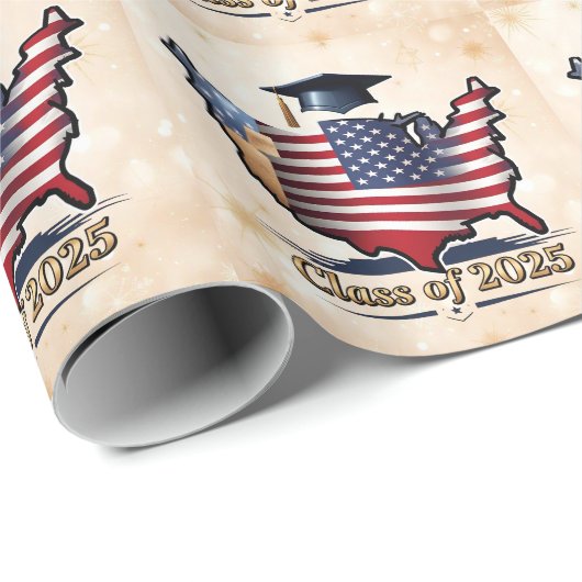 afstuderen Flag Design 2025 Cadeaupapier (Rol Hoek)