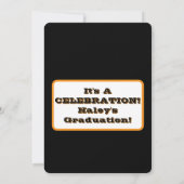 Afstuderen Flat Announcement Kaart (Achterkant)