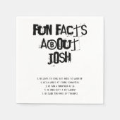 Afstuderen flauw Afstudeerder Graffiti zwart - Aan Servet (Voorkant)