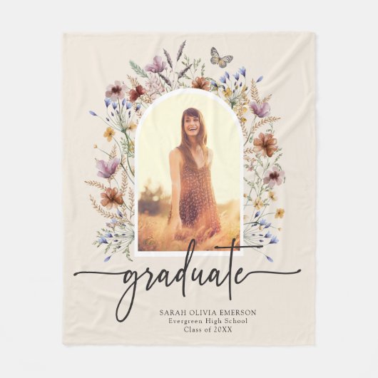 Afstuderen Fleece Blanket (Voorkant)