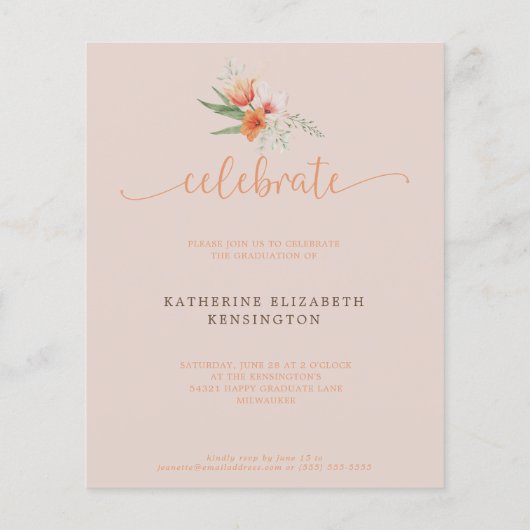 Afstuderen Floral Boho Arch (Achterkant)