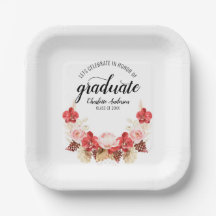 Afstuderen Floral roze Roses