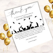 Afstuderen Flying Petten Dank u Bedankkaart