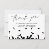 Afstuderen Flying Petten Dank u Bedankkaart (Voorkant)