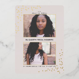 Afstuderen Folie Folie Uitnodiging