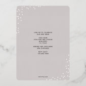 Afstuderen Folie Folie Uitnodiging (Achterkant)