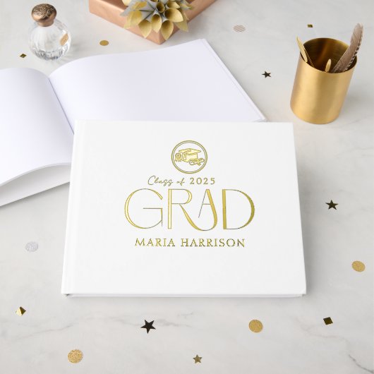 Afstuderen Folie gastenboek (Voorkant open)