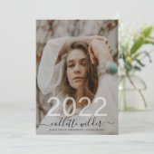 Afstuderen Foto 2022 partijuitnodiging Kaart (Staand voorkant)