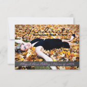 Afstuderen Foto - 3x5 Chalkboard Stripe Kaart (Voorkant)