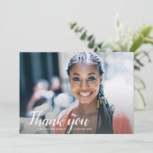 Afstuderen Foto Aangepast Bedankt Opmerking Achter (Staand voorkant)