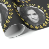 Afstuderen Foto | Aangepast gebruik van Black Gold Cadeaupapier (Rol Hoek)