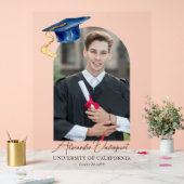 Afstuderen foto aangepaste acryl teken bord (Huwelijk)