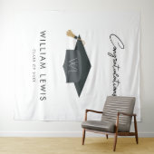 Afstuderen Foto achtergrond Afstuderen Decoraties Wandkleed (In Situ (horizontaal))