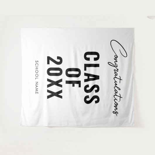 Afstuderen Foto achtergrond Afstuderen Decoraties Wandkleed (Voorkant (horizontaal))