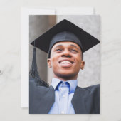 Afstuderen Foto Achtergrond voor Vellum Overlay Kaart (Voorkant)