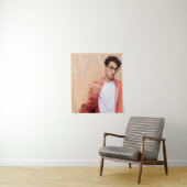Afstuderen foto-achtergrondbanner wandkleed (In situ)