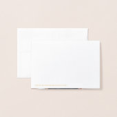 Afstuderen Foto & Adres Modern Bedankt Opgevouwen Folie Kaarten (Met envelop)