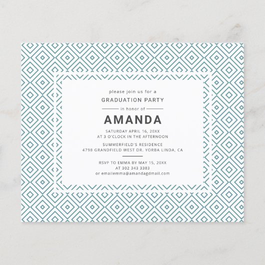 Afstuderen Foto Afstudeerder 2025 Uitnodiging (Achterkant)