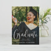  Afstuderen Foto Afstudeerder Afstuderen Aankondiging (Staand voorkant)