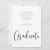  Afstuderen Foto Afstudeerder Afstuderen Aankondiging (Achterkant)