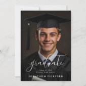  Afstuderen Foto Afstudeerder Afstuderen Aankondiging (Voorkant)