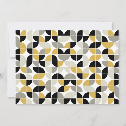 Afstuderen Foto - Afstudeerder Party Script Gold Kaart (Achterkant)