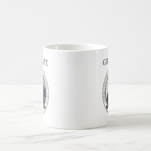 Afstuderen Foto Afstudeerder Pet Class Jaar Afstud Koffiemok (Center)