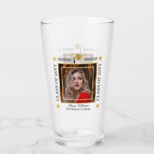 Afstuderen Foto Afstudeerder Pet School | jaar van Glas (Achterkant)