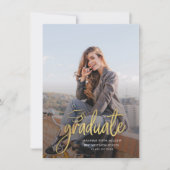 Afstuderen Foto Afstuderen 2025 Party Kaart (Voorkant)