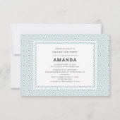 Afstuderen Foto Afstuderen 2025 Party Kaart (Achterkant)