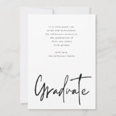 Afstuderen Foto Afstuderen Aankondiging (Achterkant)