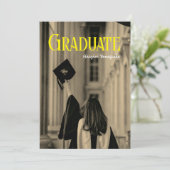 Afstuderen Foto Afstuderen Aankondiging (Staand voorkant)