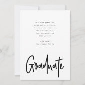 Afstuderen Foto Afstuderen Kaart (Achterkant)